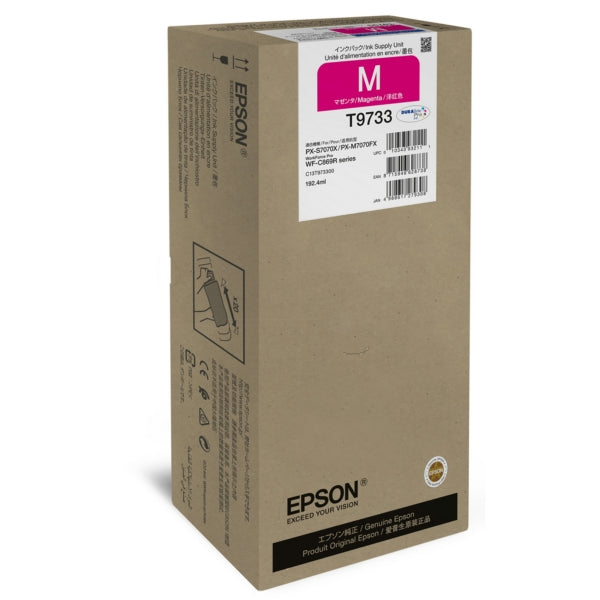 Original Epson C13T97330N / T9733 Tintenpatrone magenta, 22.000 Seiten, Inhalt 192,4 ml