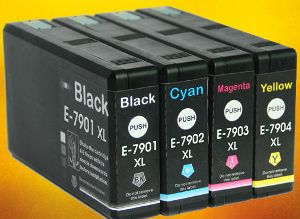 Tintenpatrone cyan kompatibel zu Epson 79XL