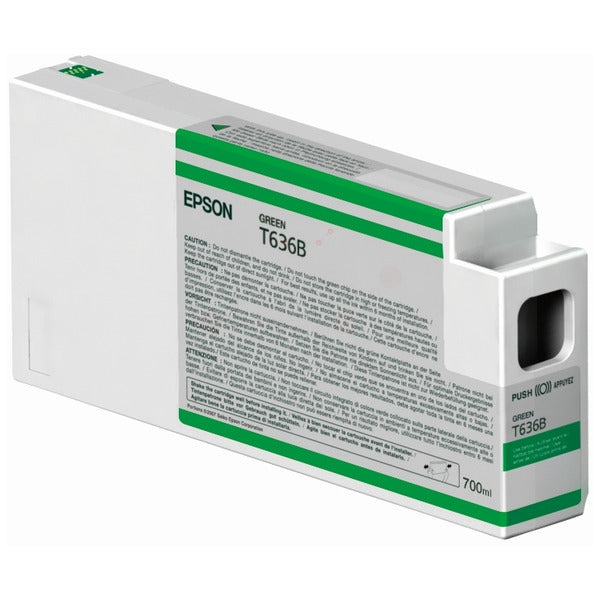 Original Epson C13T636B00 / T636B Tintenpatrone grün, Inhalt 700 ml
