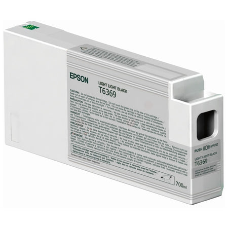 Original Epson C13T636900 / T6369 Tintenpatrone schwarz hell, Inhalt 700 ml
