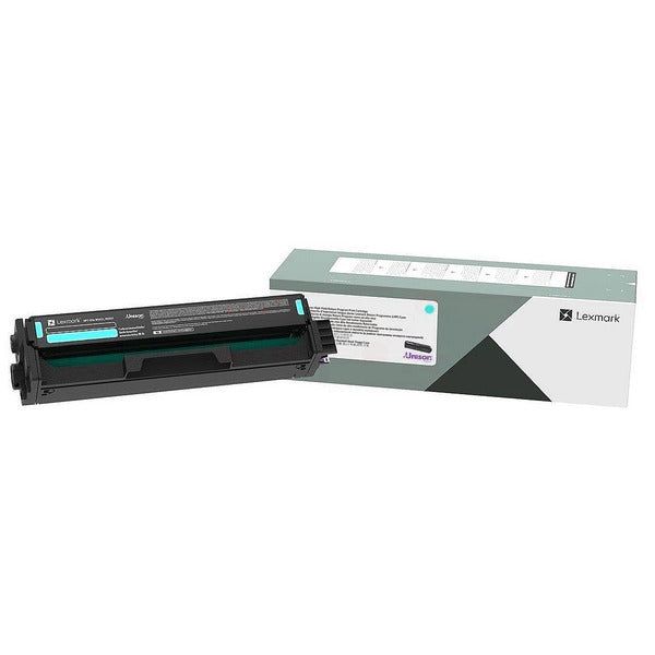 Original Lexmark C3220C0 Toner-Kit cyan return program, 1.500 Seiten