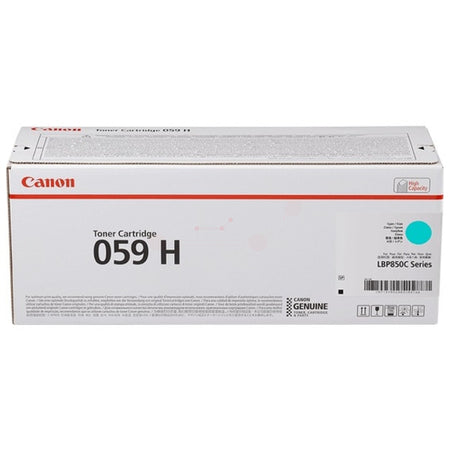 Original Canon 3626C001 / 059 H Toner cyan, 13.500 Seiten