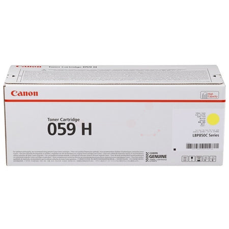 Original Canon 3624C001 / 059 H Toner gelb, 13.500 Seiten