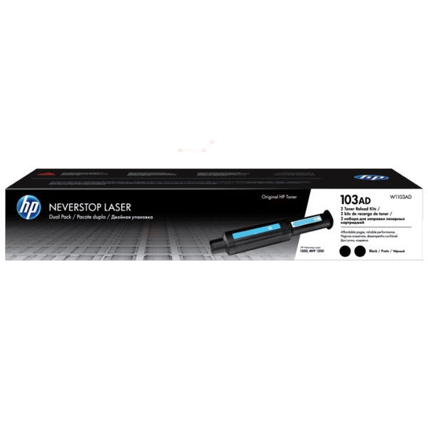 Original HP W1103AD / 103A Toner-Kit Doppelpack, 2.500 Seiten, Inhalt VE=2