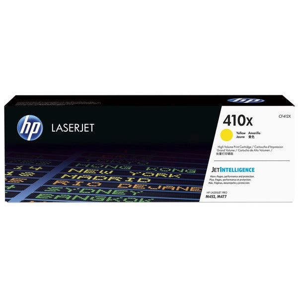 Original HP CF412X / 410X Tonerkartusche gelb High-Capacity, 5.000 Seiten