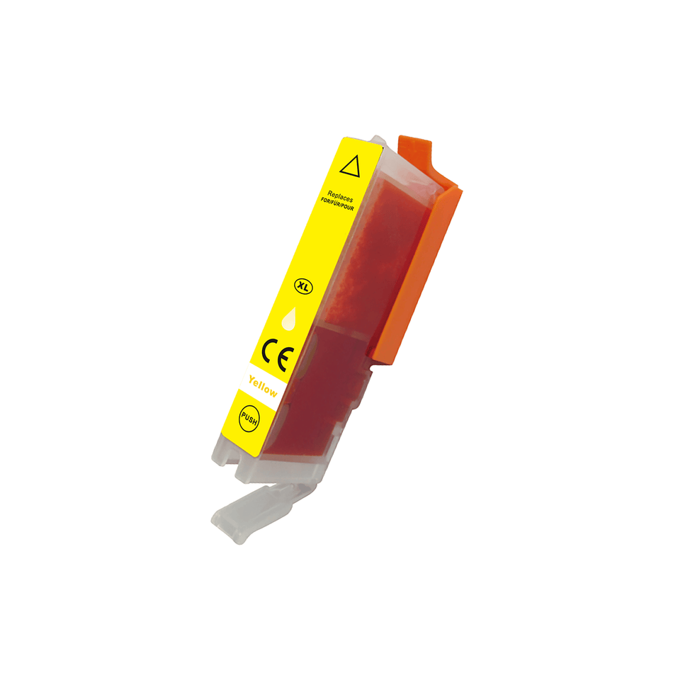 Kompatibel für Canon 4543B001 / CLI-526 Y Tintenpatrone gelb, Inhalt 5 ml