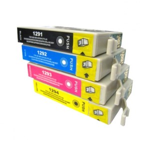 Kompatibel zu Epson T1295 Tintenpatrone 4er-Set Bk,C,M,Y