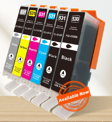 Tintenpatrone gelb kompatibel zu Canon CLI-531 Y