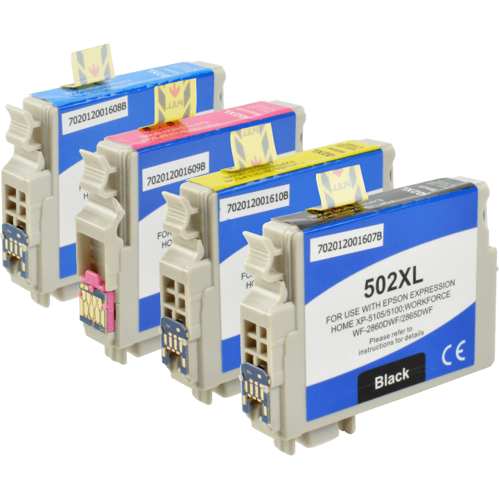 4 XL Tintenpatrone MultiPack kompatibel zu Epson 502XL