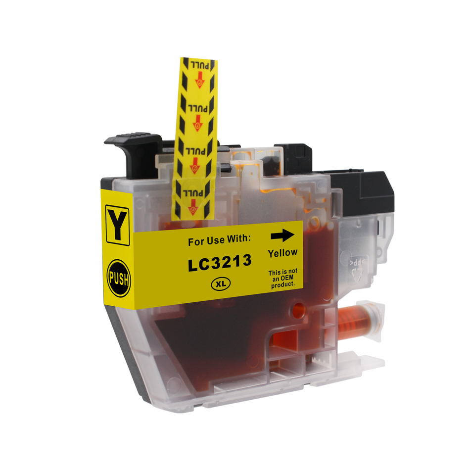 Kompatibel für Brother LC-3213Y Tintenpatrone gelb, Inhalt 7 ml