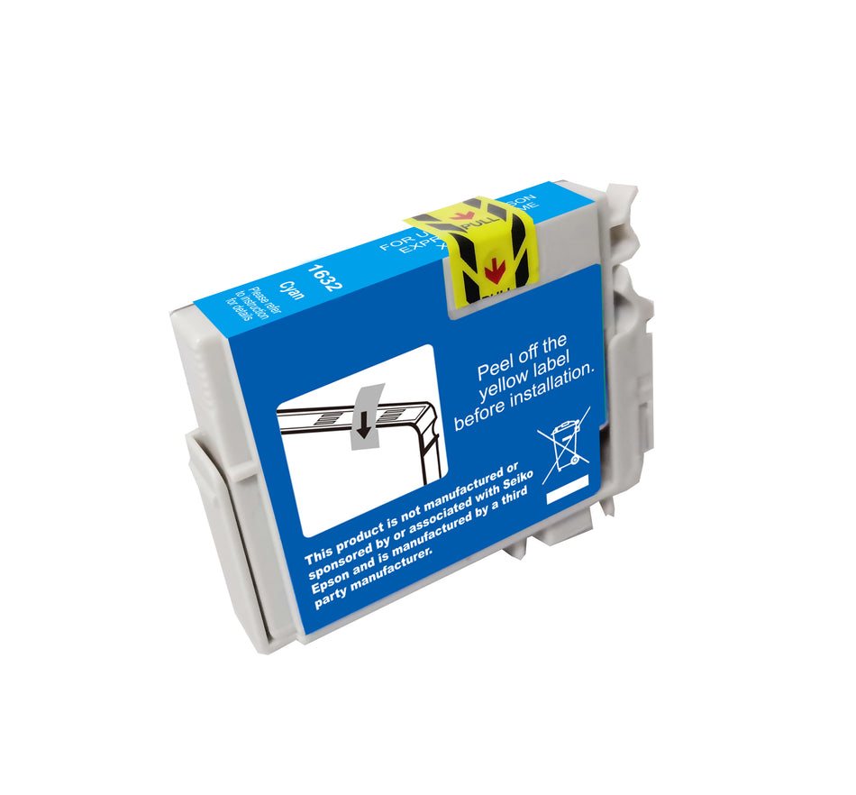 Kompatibel für Epson C13T16324010 / 16XL Tintenpatrone cyan XL, Inhalt 15 ml