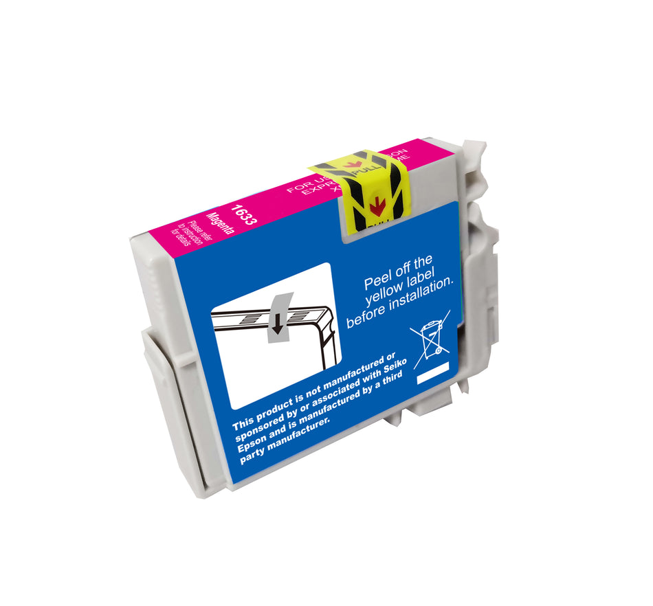 Kompatibel für Epson C13T16334010 / 16XL Tintenpatrone magenta XL, Inhalt 15 ml