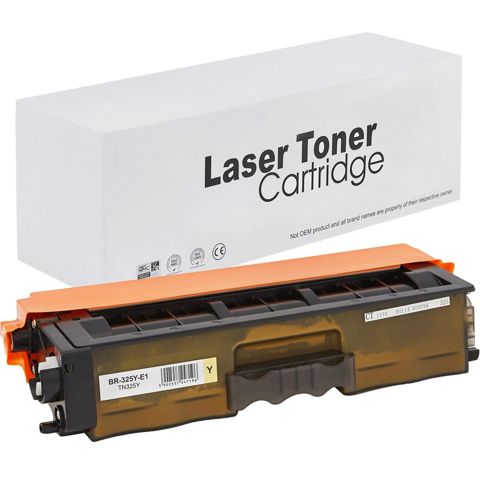 Kompatibel für Brother TN-325Y Toner gelb, 3.500 Seiten