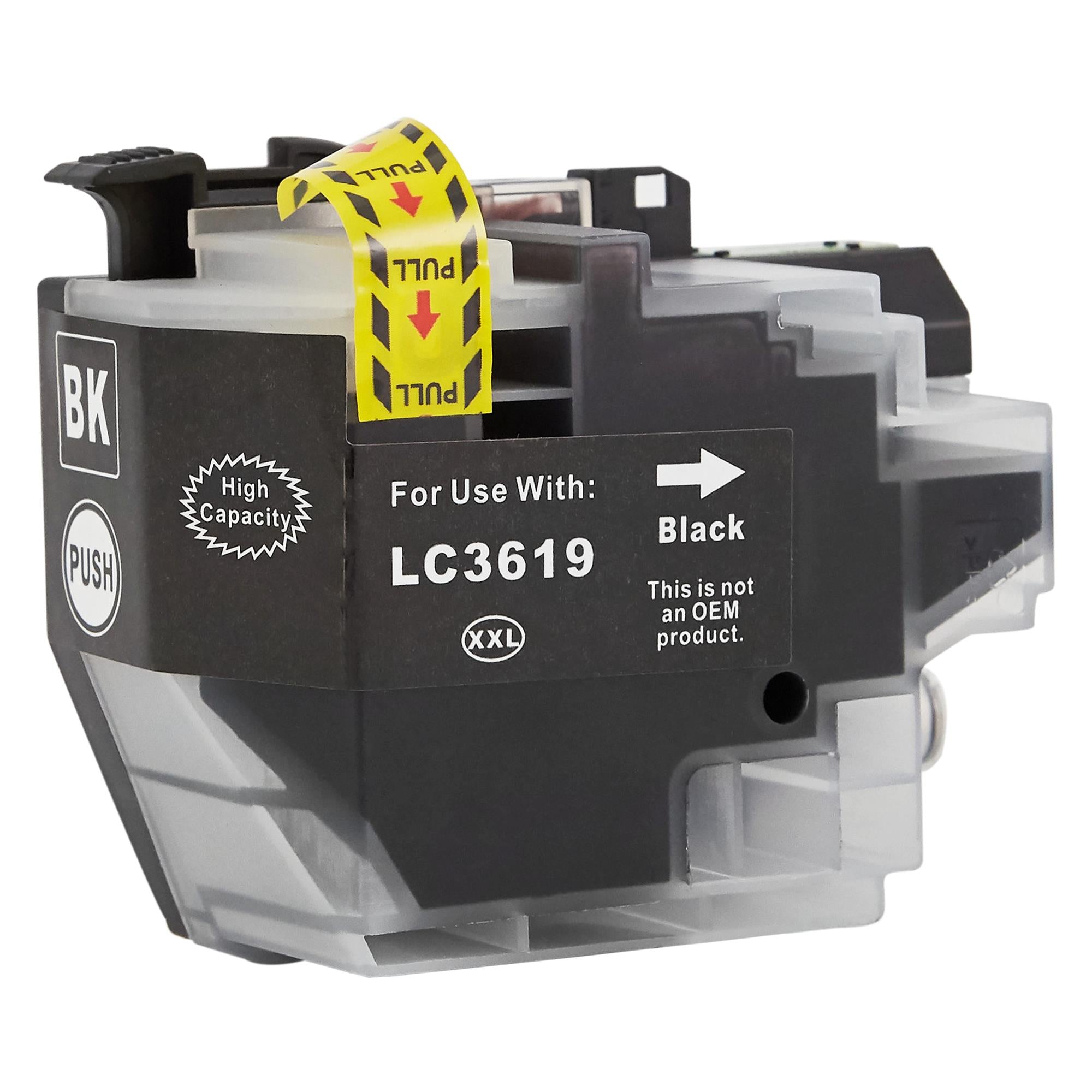Kompatibel für Brother LC-3619XLBK Tintenpatrone schwarz, Inhalt 65 ml