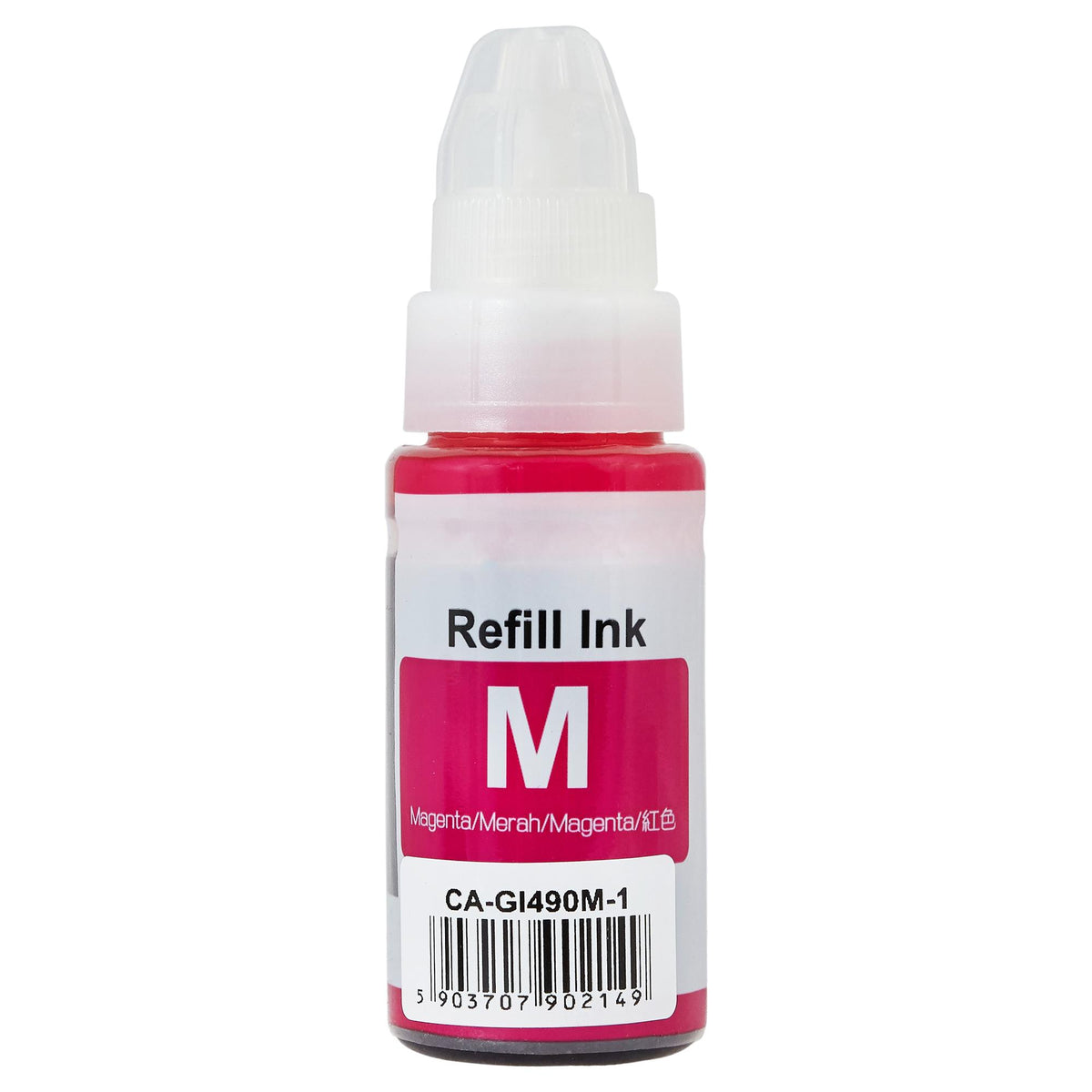 Kompatibel für Canon 0665C001 / GI-490 M Tintenflasche magenta, Inhalt 70 ml