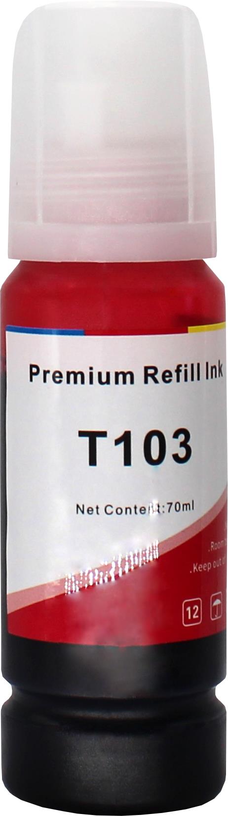 Kompatibel für Epson C13T00S34A / 103 Tintenflasche magenta, Inhalt 70 ml