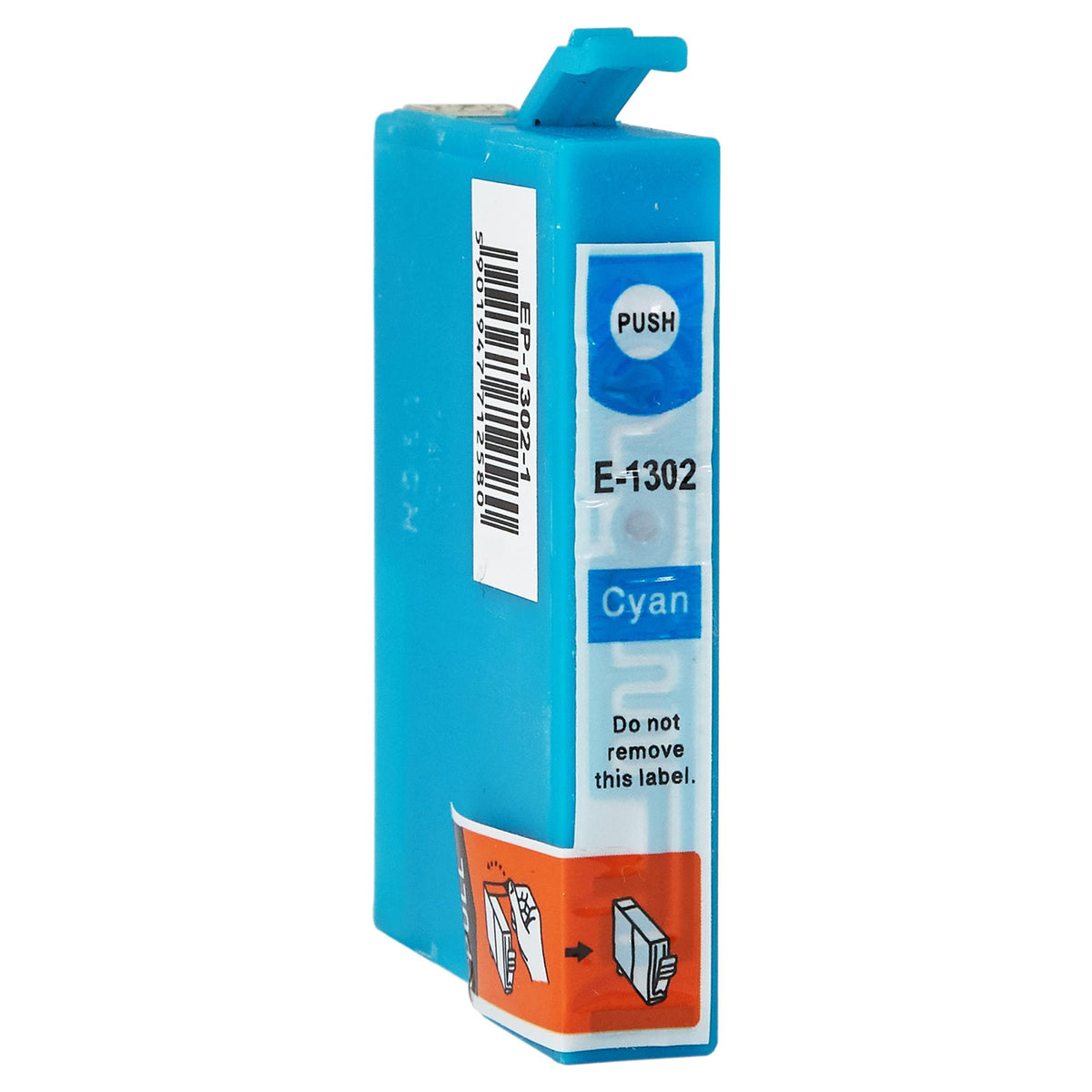 Kompatibel für Epson C13T13024010 / T1302 Tintenpatrone cyan XL, Inhalt 18 ml