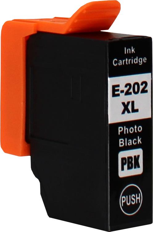 Kompatibel für Epson C13T02H14010 / 202XL Tintenpatrone schwarz foto, Inhalt 12 ml