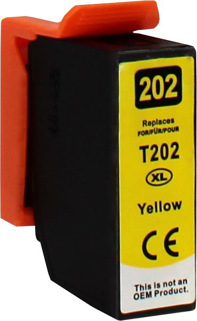 Kompatibel für Epson C13T02H44010 / 202XL Tintenpatrone gelb, Inhalt 13 ml