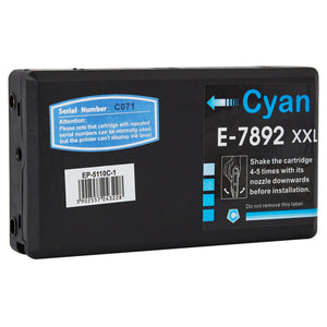 Kompatibel zu Epson T7892XXL Tintenpatrone cyan