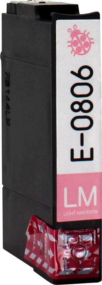 Kompatibel für Epson C13T08064010 / T0806 Tintenpatrone magenta hell, Inhalt 14 ml