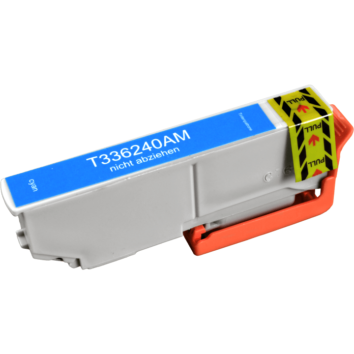 Kompatibel für Epson C13T33624010 / 33XL Tintenpatrone cyan, Inhalt 13 ml