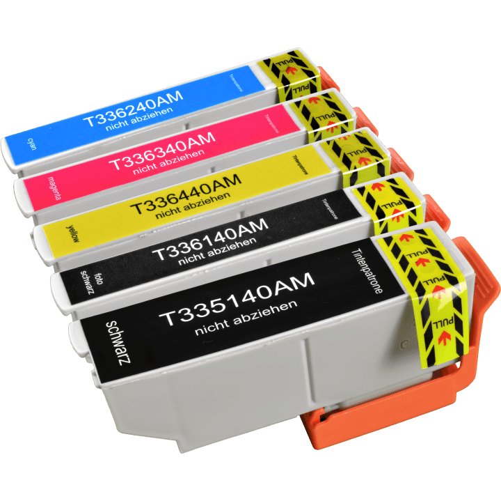 5 XL Tintenpatronen MultiPack kompatibel zu Epson 33XL