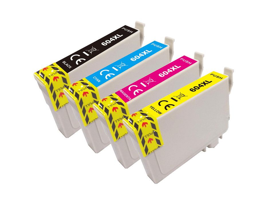 4 XL Tintenpatronen ersetzt Epson 604XL