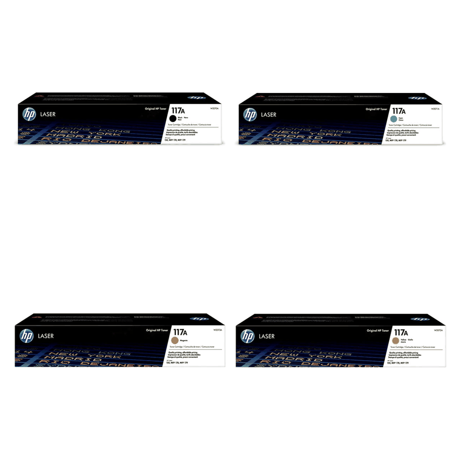 Original HP 117A Toner 4er-Set Bk,C,M,Y