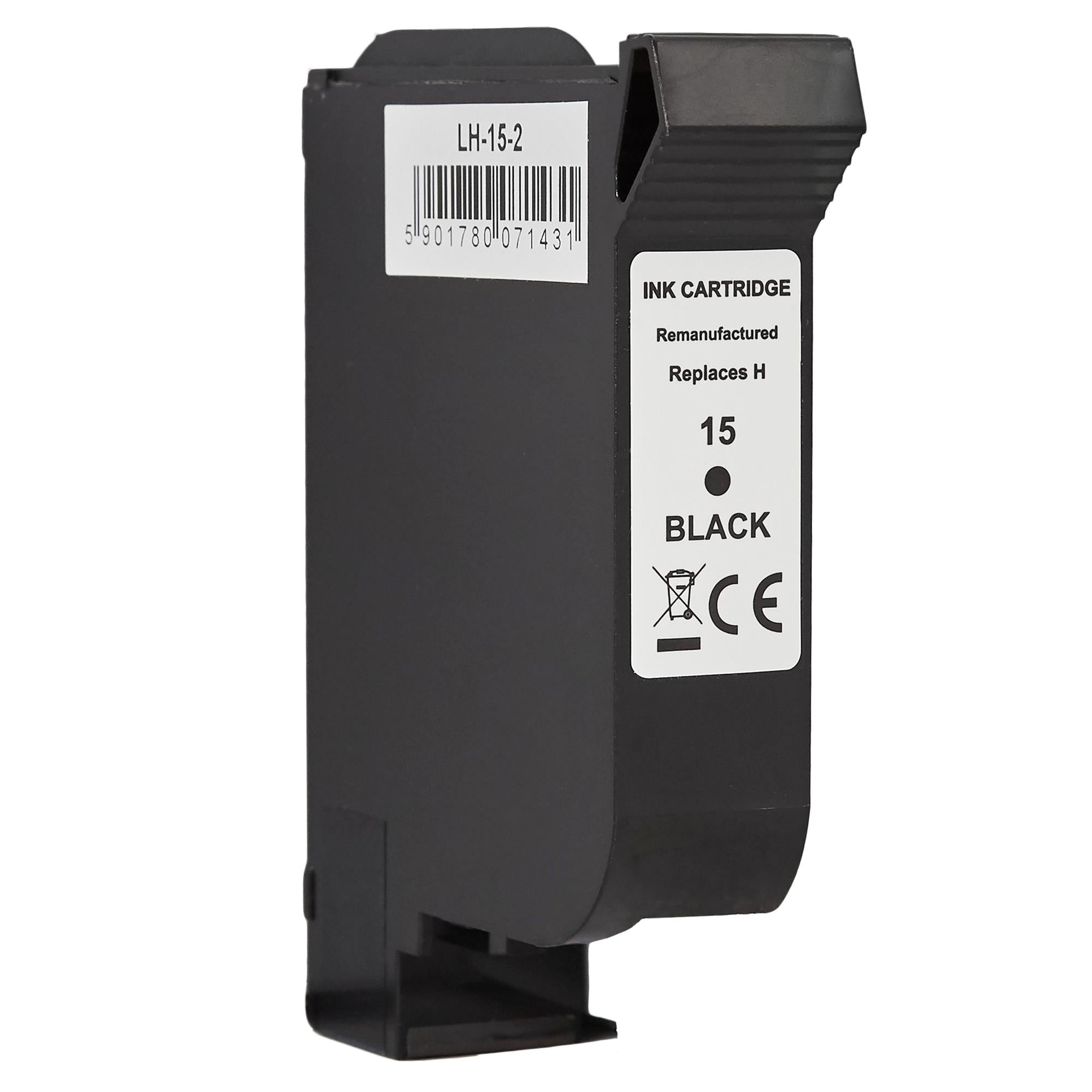 Kompatibel für HP C6615DE / 15 Druckkopfpatrone schwarz, Inhalt 40 ml
