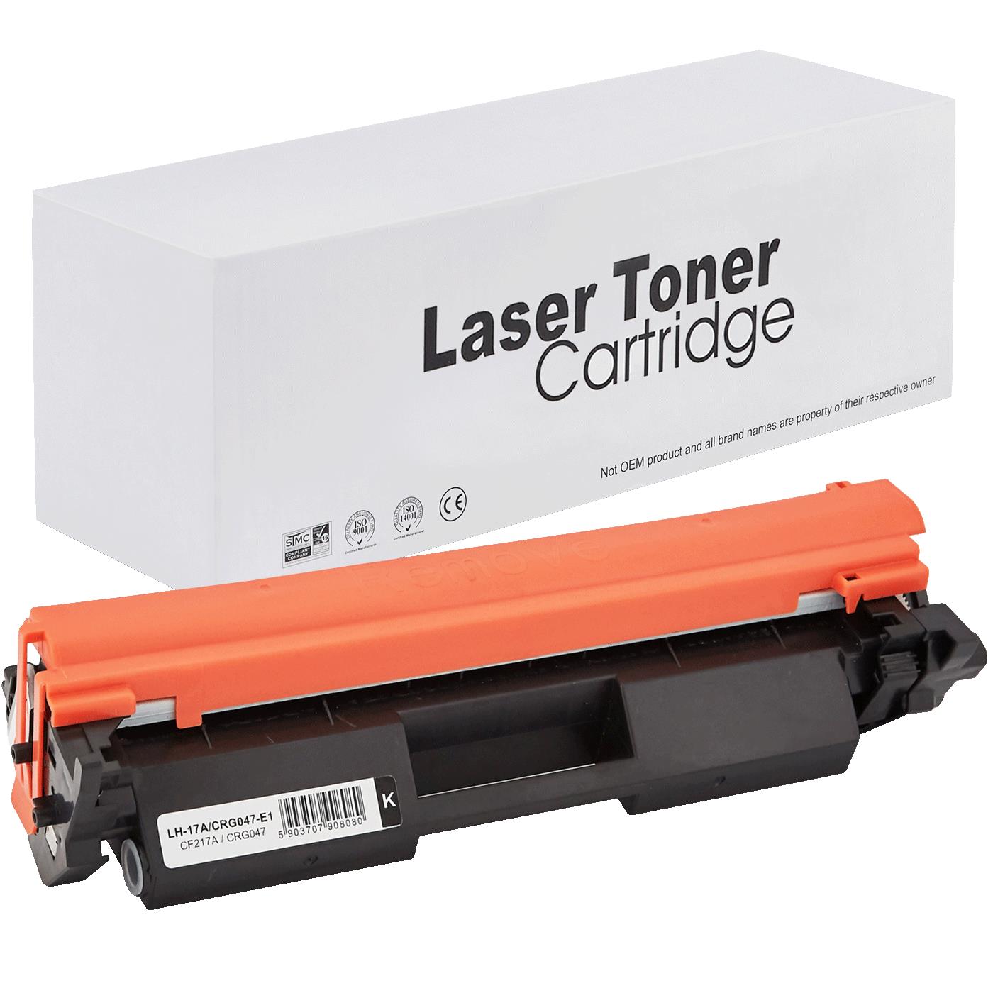 Kompatibel für Canon 2164C002 / 047 HP CF217A / 17A Toner-Kit, 1.600 Seiten