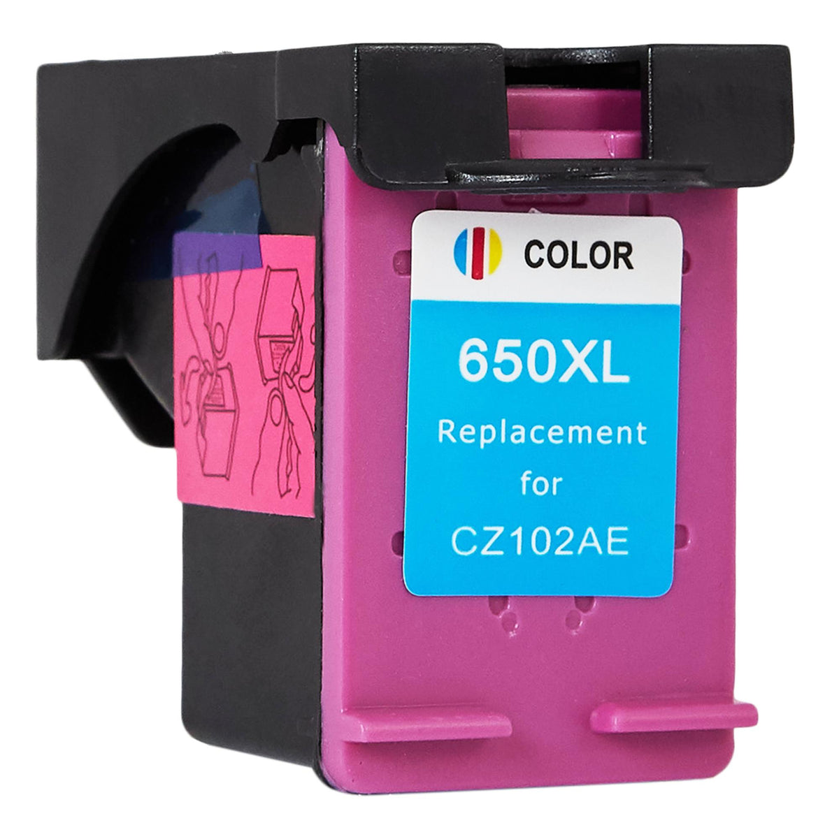 Kompatibel für HP CZ102AE / 650 Druckkopfpatrone color, Inhalt 18 ml