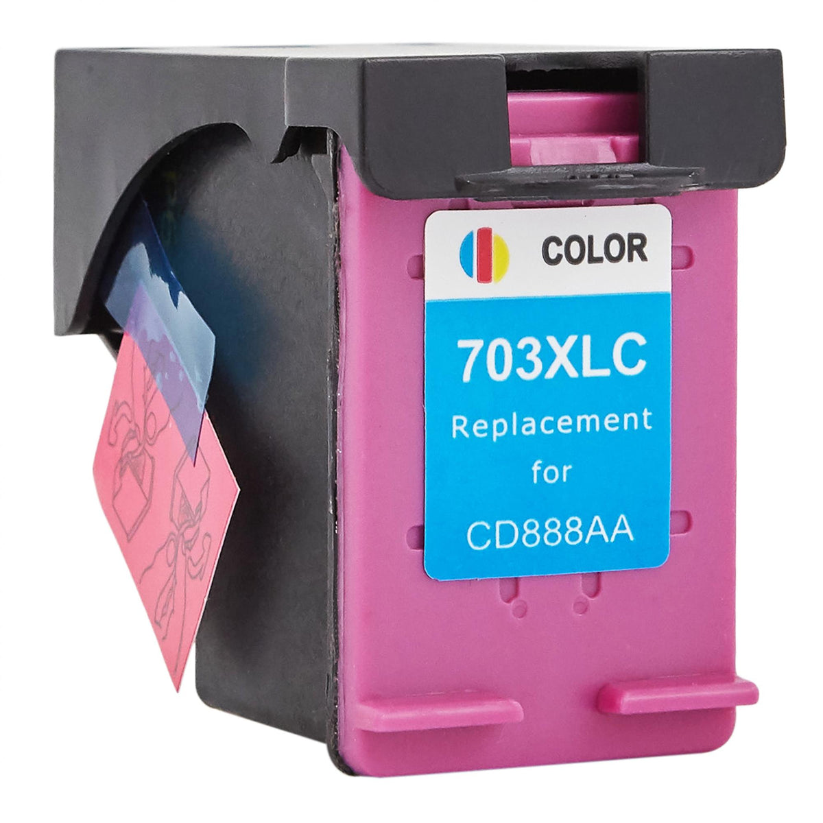 Kompatibel für HP CD888AE / 703 Druckkopfpatrone color, Inhalt 18 ml