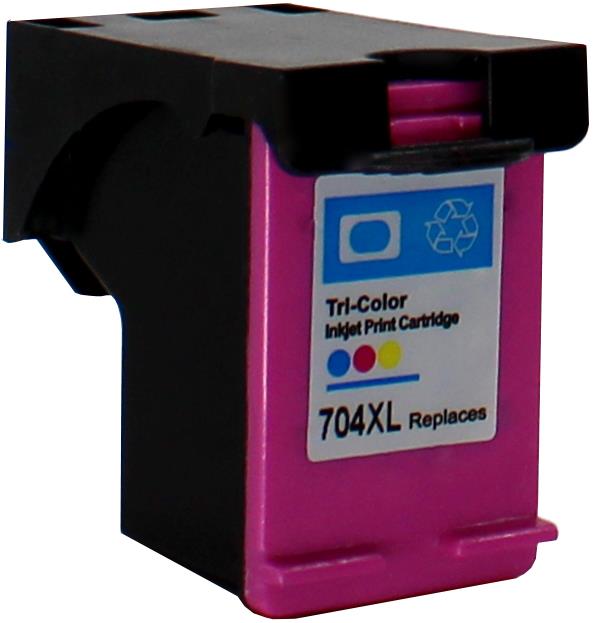 Kompatibel für HP CN693AE / 704 Druckkopfpatrone color, Inhalt 18 ml