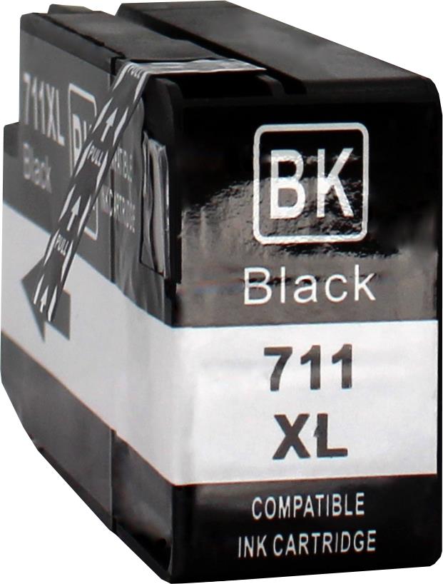 Kompatibel für HP CZ129A / 711 Tintenpatrone schwarz, Inhalt 75 ml