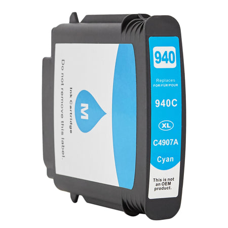 Kompatibel für HP C4907AE / 940XL Tintenpatrone cyan, Inhalt 28 ml