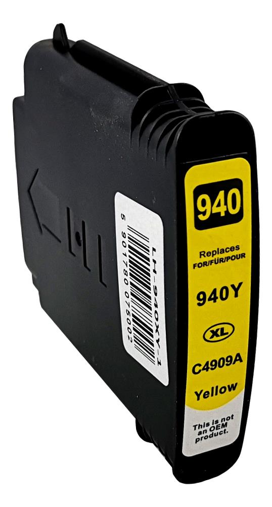 Kompatibel für HP C4909AE / 940XL Tintenpatrone gelb, Inhalt 28 ml