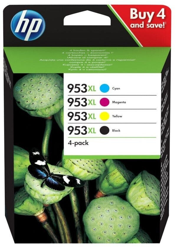 Original HP 953XL Tintenpatrone 4er-Set Bk,C,M,Y