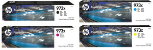 Original HP 973X Tintenpatrone 4er-Set Bk,C,M,Y