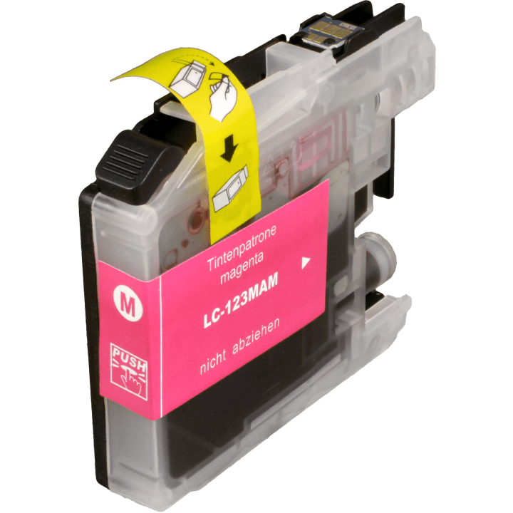 Kompatibel für Brother LC-123M Tintenpatrone magenta, Inhalt 10 ml