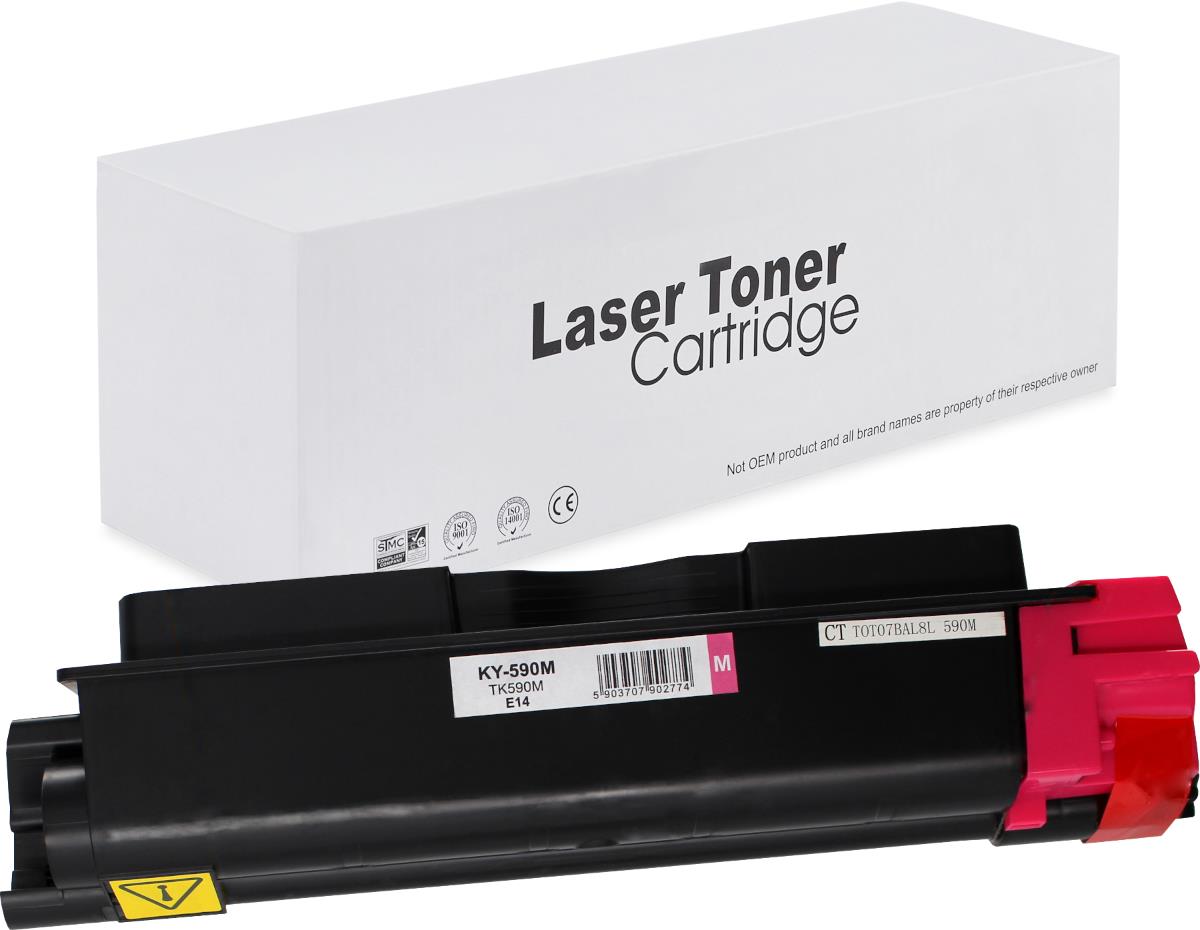Kompatibel für Kyocera 1T02KVBNL0 / TK-590 M Toner-Kit magenta, 5.000 Seiten