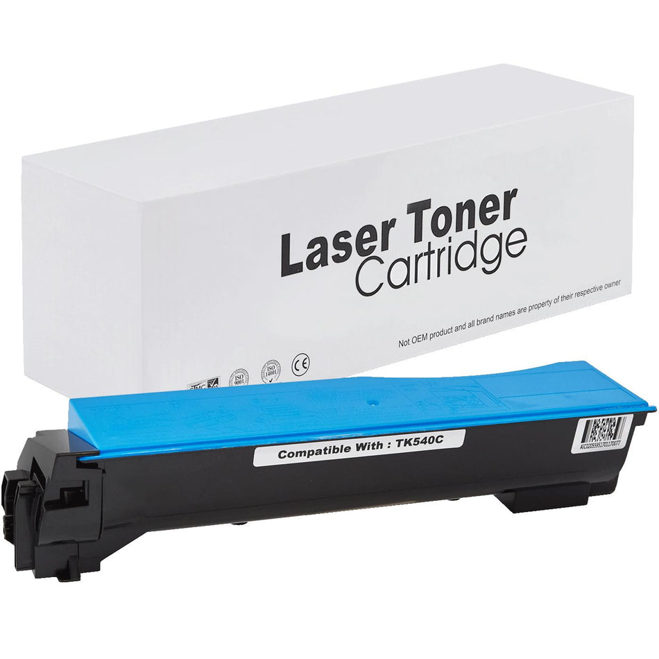 Kompatibel für Kyocera 1T02HLCEU0 / TK-540 C Toner cyan, 4.000 Seiten