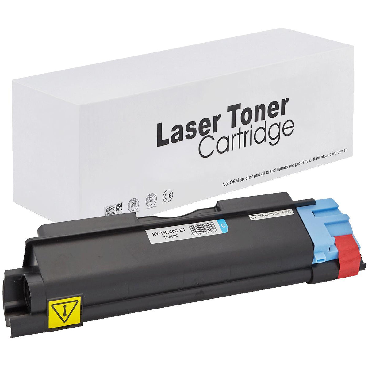 Kompatibel für Kyocera 1T02KTCNL0 / TK-580 C Toner cyan, 2.800 Seiten