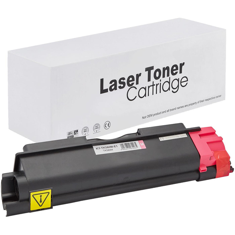 Kompatibel für Kyocera 1T02KTBNL0 / TK-580 M Toner magenta, 2.800 Seiten