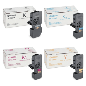 Original Kyocera TK-5230 Toner 4er-Set Bk,C,M,Y