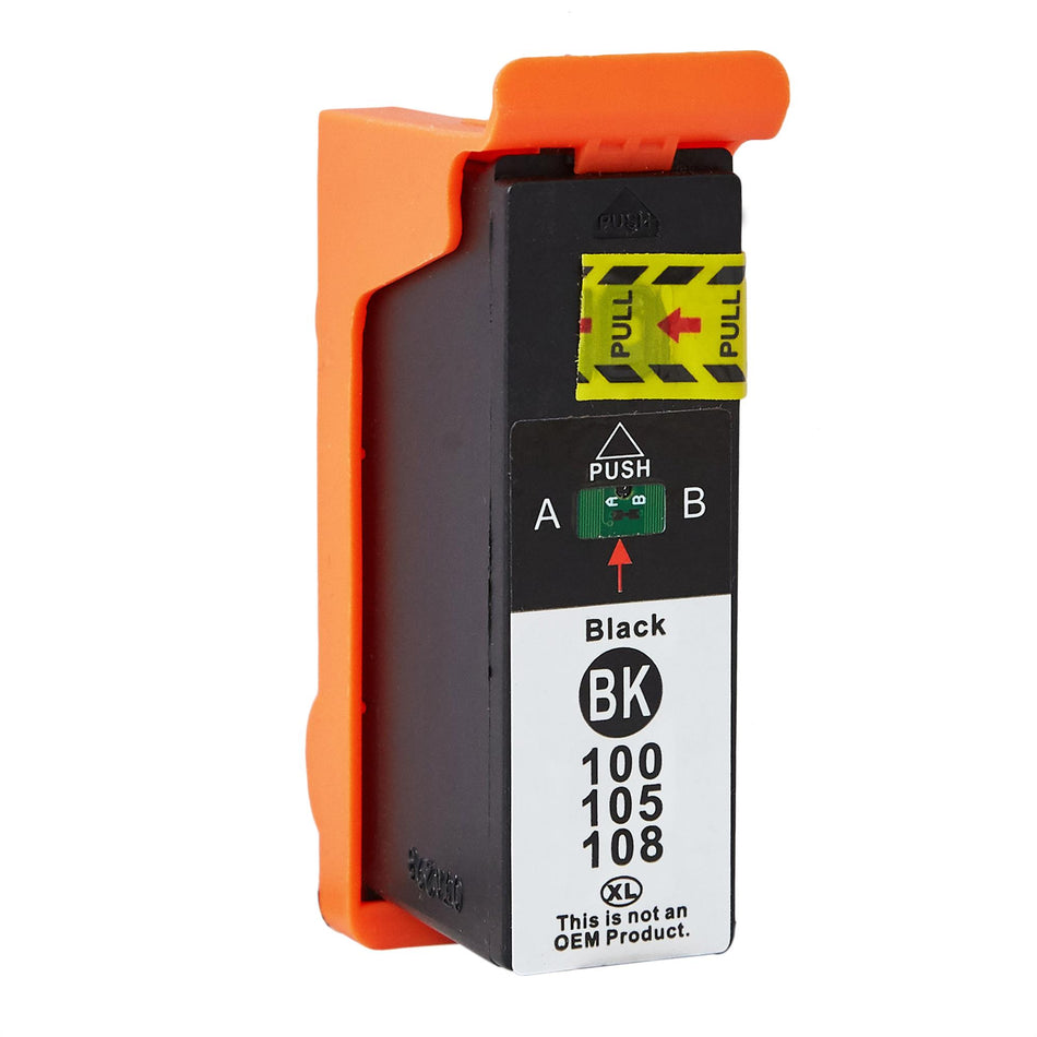 Kompatibel für Lexmark 14N1068E / 100XL Tintenpatrone schwarz, Inhalt 22 ml