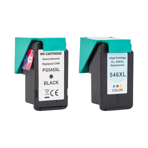Kompatibel zu Canon PG-545XL+CL-546XL Tintenpatrone 2er-Set schwarz + color