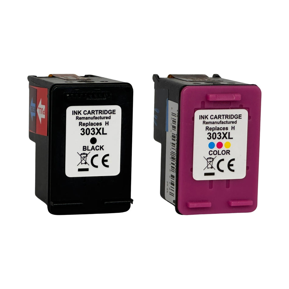 Kompatibel zu HP 303XL Tintenpatrone 2er-Set schwarz + color