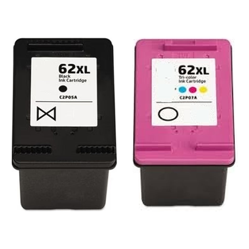 Kompatibel zu HP 62XL Tintenpatrone 2er-Set schwarz + color