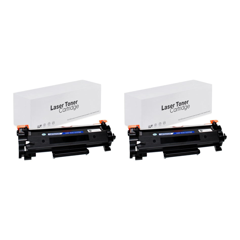 Kompatibel zu Brother TN-2420 Toner 2er-Set schwarz